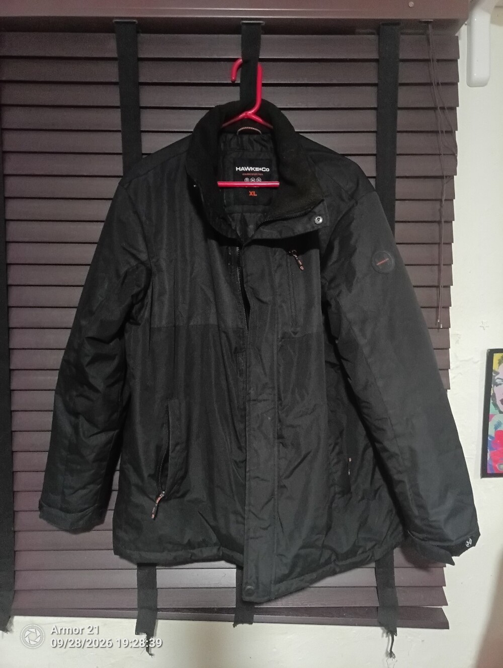 Hawke & Co Men’s Black Insulated Jacket